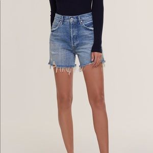 Agolde Dee Super High Rise Short in Ricochet